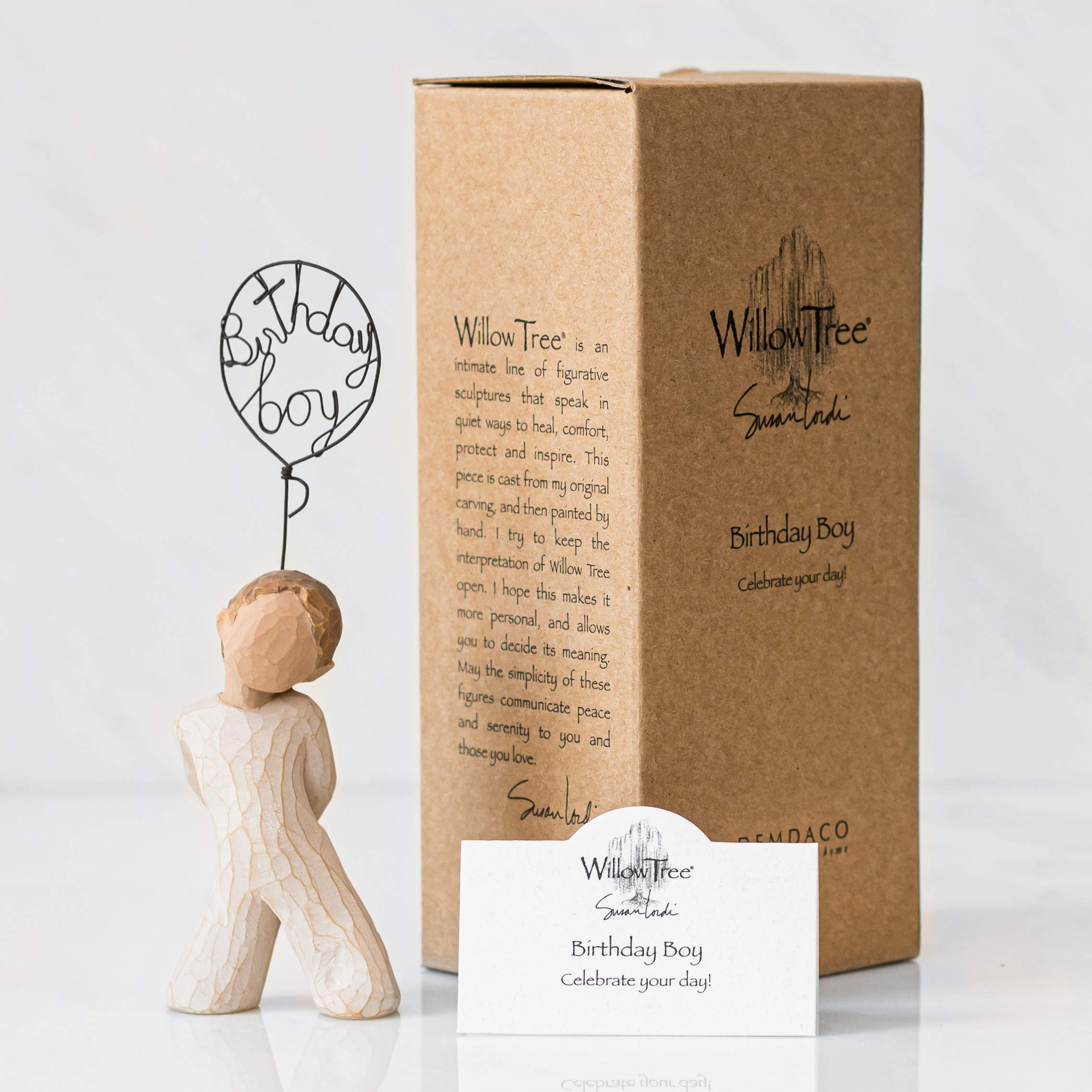 Willow Tree Birthday Boy, Sculpted Hand-Painted Figure - Image 5