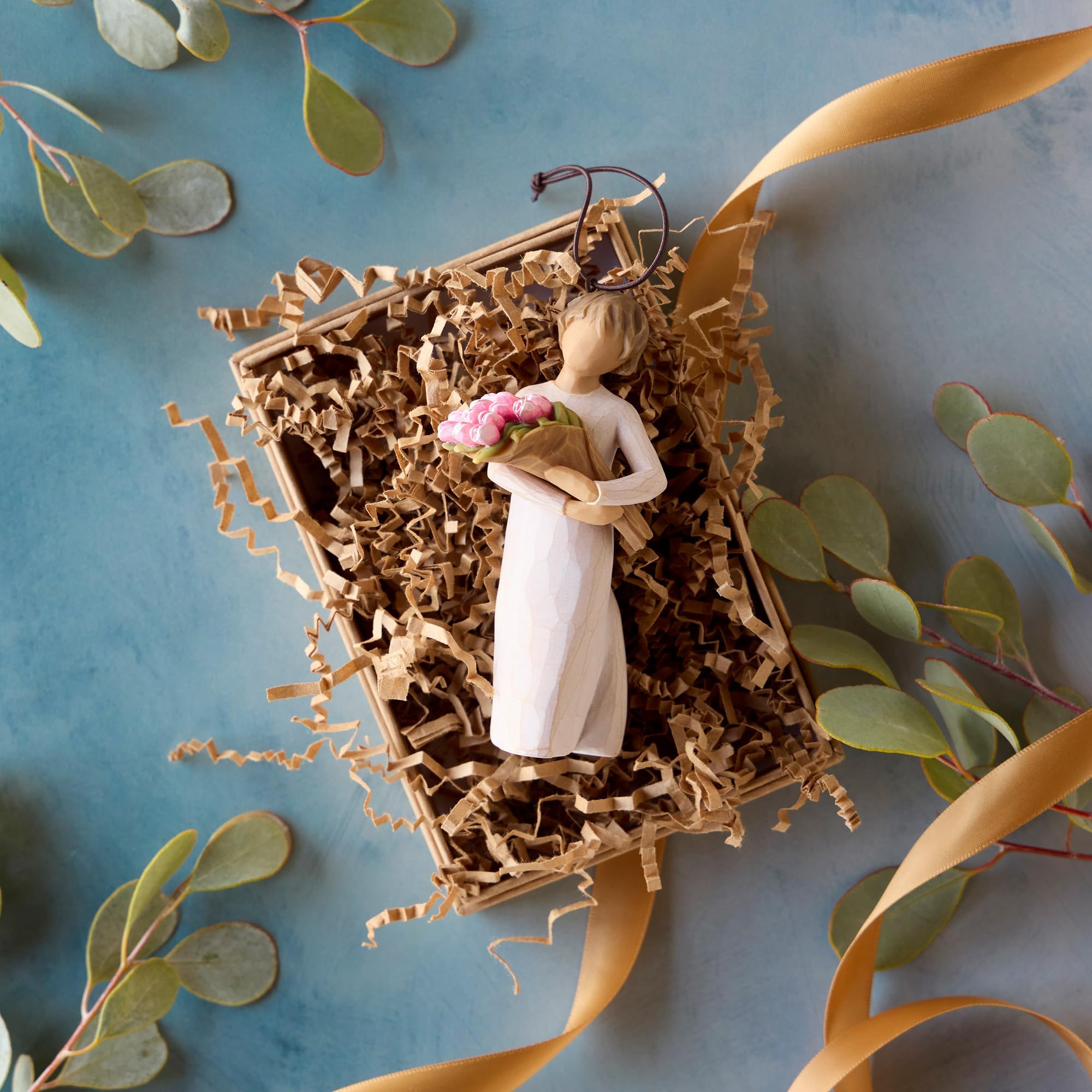 Willow Tree Bright Hope Ornament, Bold Confidence and Bright Hopes for You, Expression of Support for Those Needing Hope and Encouragement, Sculpted Hand-Painted Ornament Figurine - Image 5