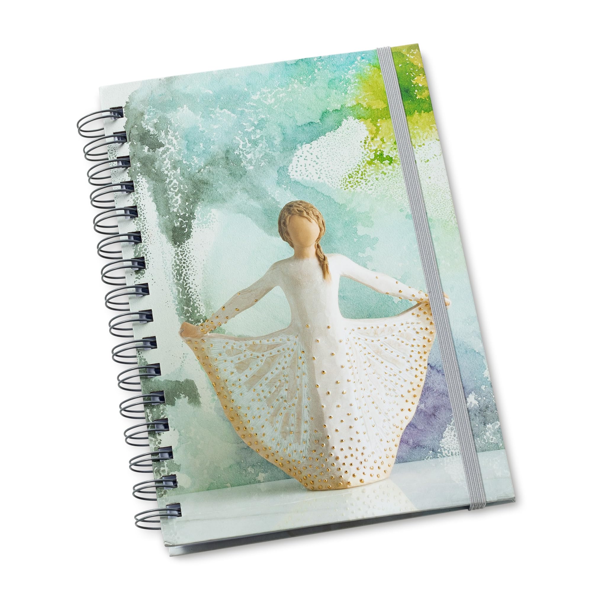 Willow Tree Butterfly Notebook, Lined, Spiral-bound, Hard-Cover Booklet to keep lists, thoughts, To-Dos and Reflections, Features Beautiful Image of Butterfly Carved Sculpture - Image 4