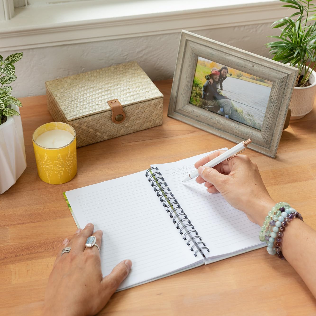 Willow Tree Butterfly Notebook, Lined, Spiral-bound, Hard-Cover Booklet to keep lists, thoughts, To-Dos and Reflections, Features Beautiful Image of Butterfly Carved Sculpture - Image 6