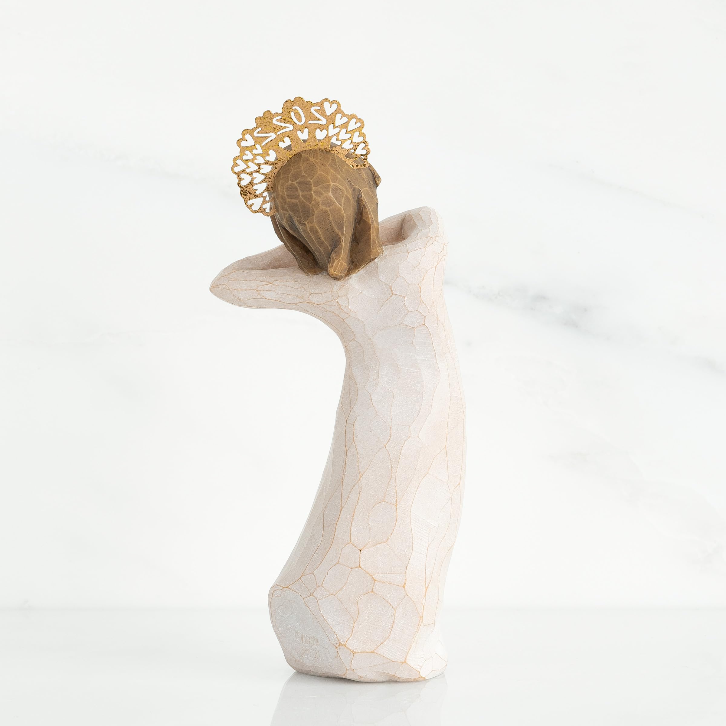 Willow Tree Celebrate 2022, Bringing Joy to Every Occasion, Remembrance of Weddings, Graduations, Births with Dated Golden Headpiece, Sculpted Hand-Painted Figure - Image 3