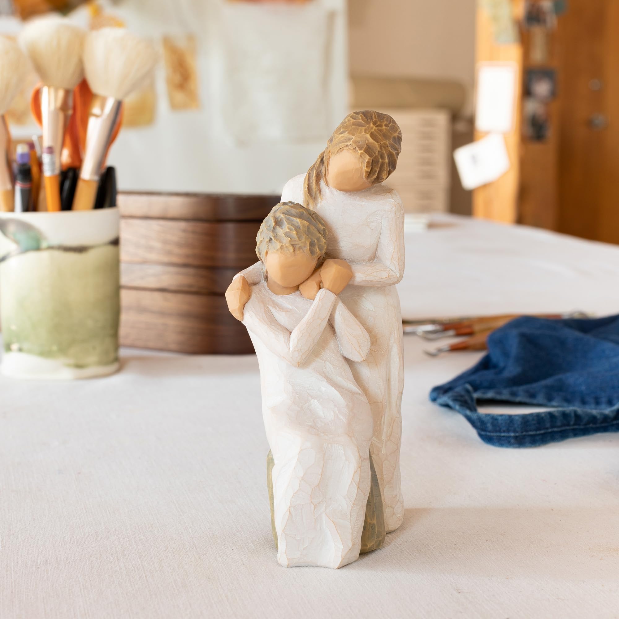 Willow Tree Close to me Figure Plus Loving My Mother Figure, Sculpted Hand-Painted 2 Piece Set - Image 5
