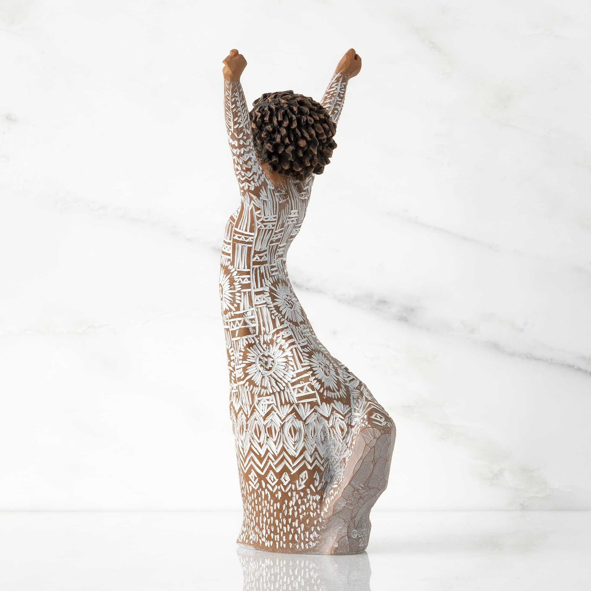 Willow Tree Courageous Joy, Courage to be seen, to be Heard, to be Healed, Expresses Encouragement, Support, Strength, Gift of Congratulations, Inspiration for Graduates, Sculpted Hand-Painted Figure - Image 4