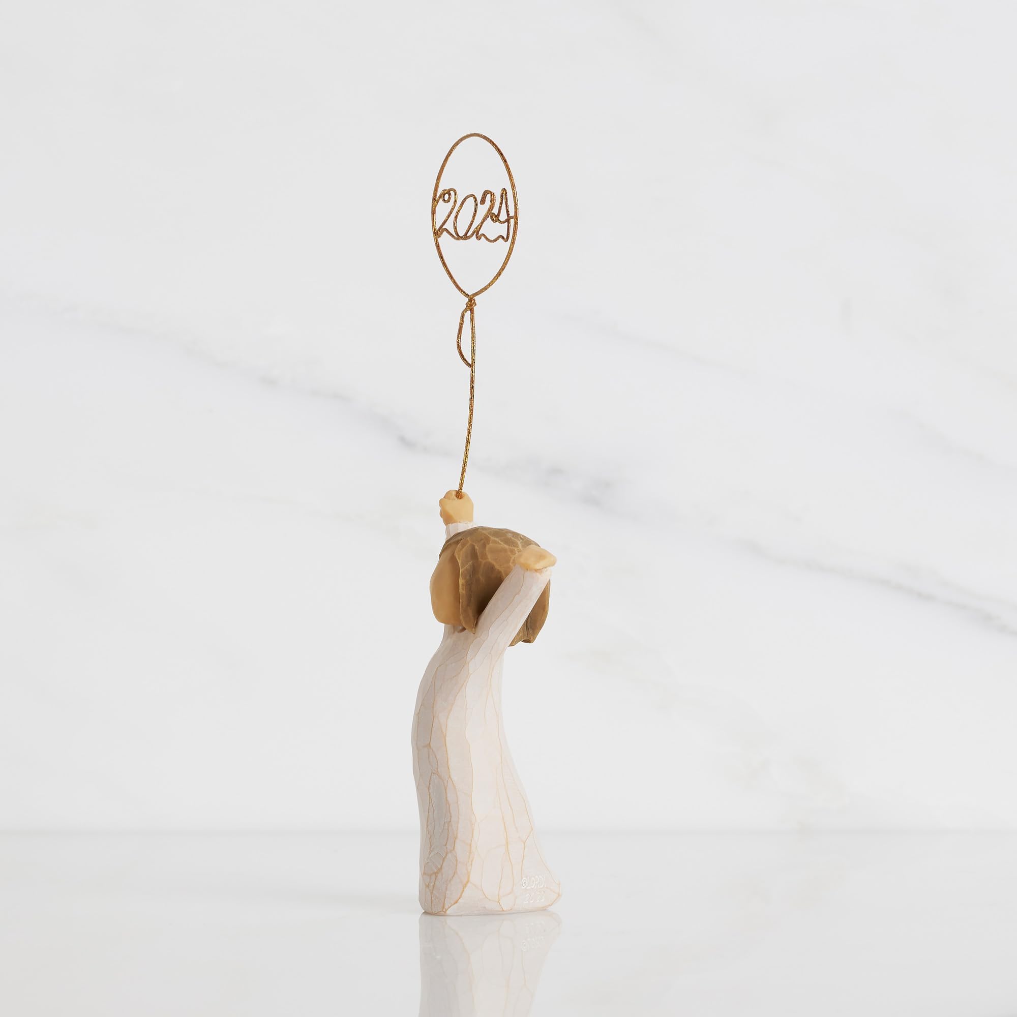 Willow Tree Here's to You 2024, Celebrate The Year Dated Figure Celebrates Memorable Events and Achievements, Sculpted Hand-Painted Figure - Image 3