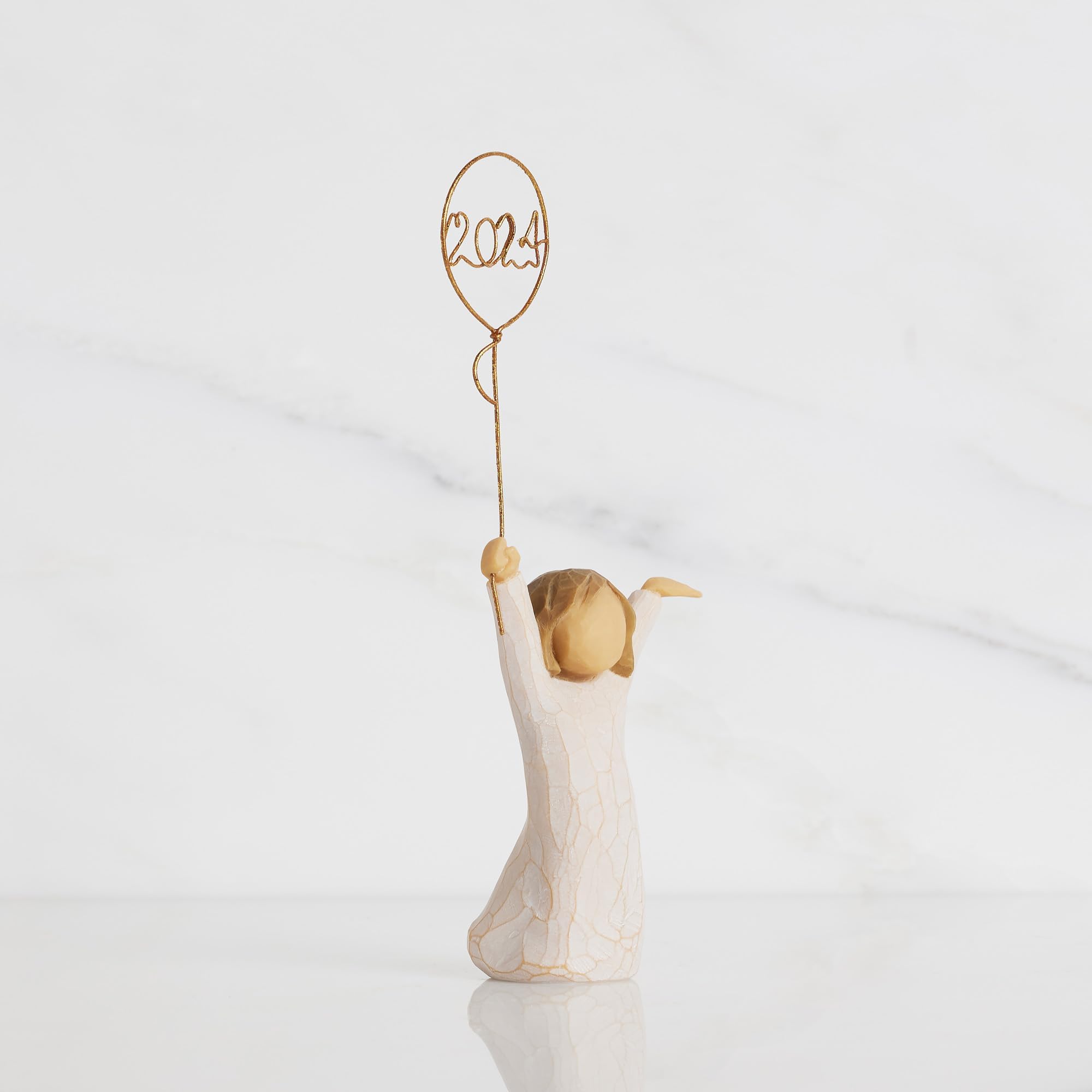 Willow Tree Here's to You 2024, Celebrate The Year Dated Figure Celebrates Memorable Events and Achievements, Sculpted Hand-Painted Figure - Image 5