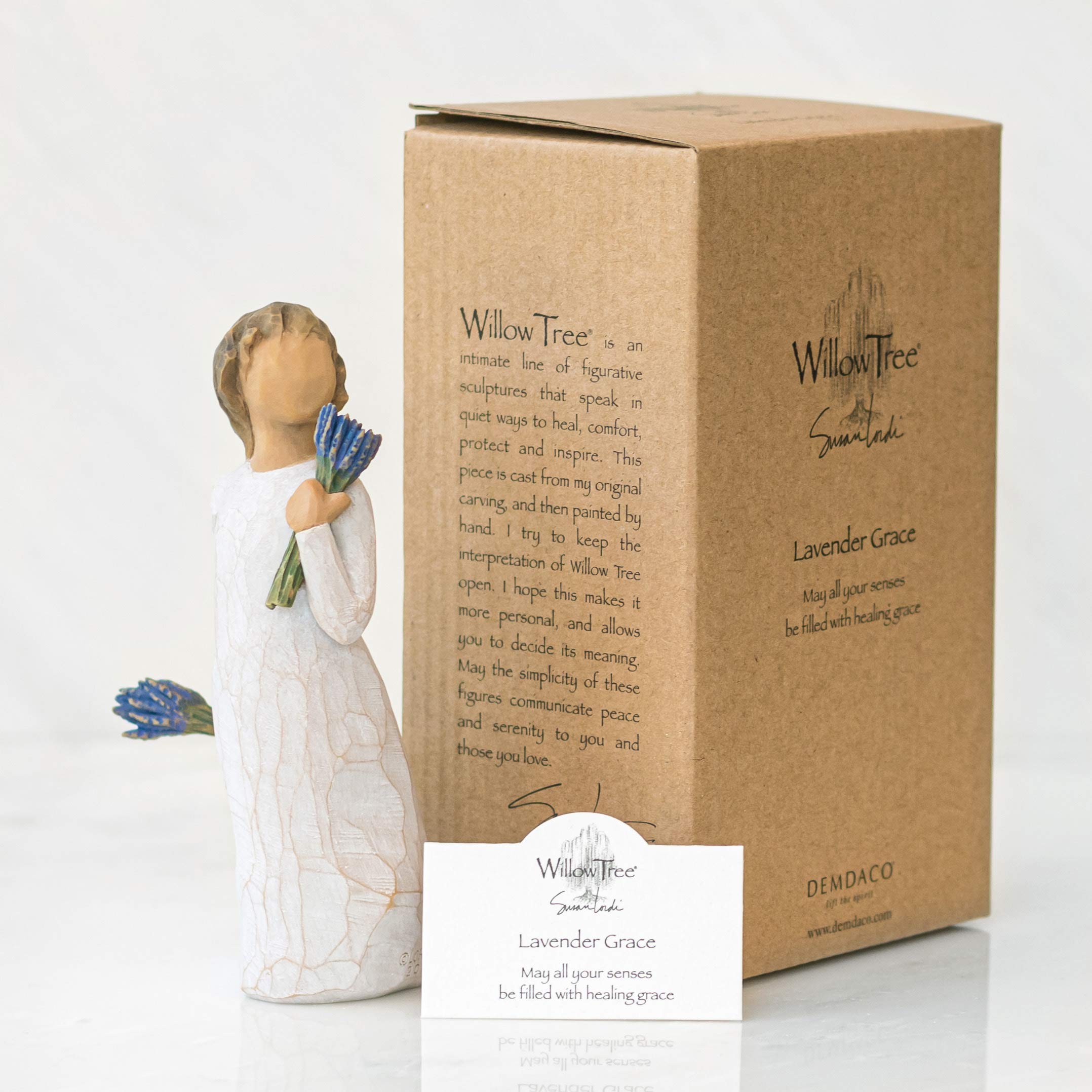 Willow Tree Lavender Grace, Sculpted Hand-Painted Figure - Image 6