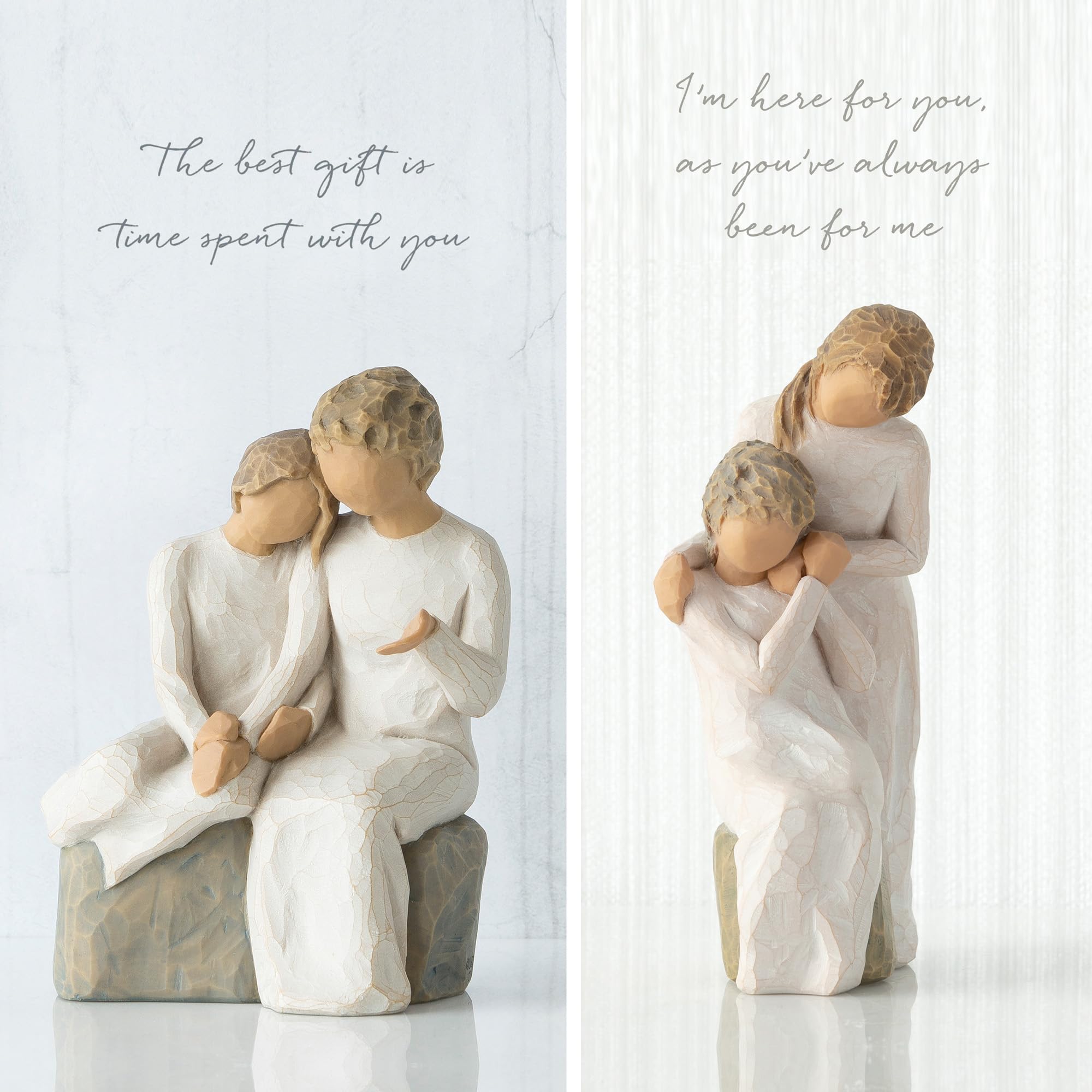 Willow Tree Loving My Mother Figure Plus with My Grandmother Figure, Sculpted Hand-Painted 2 Piece Set - Image 3