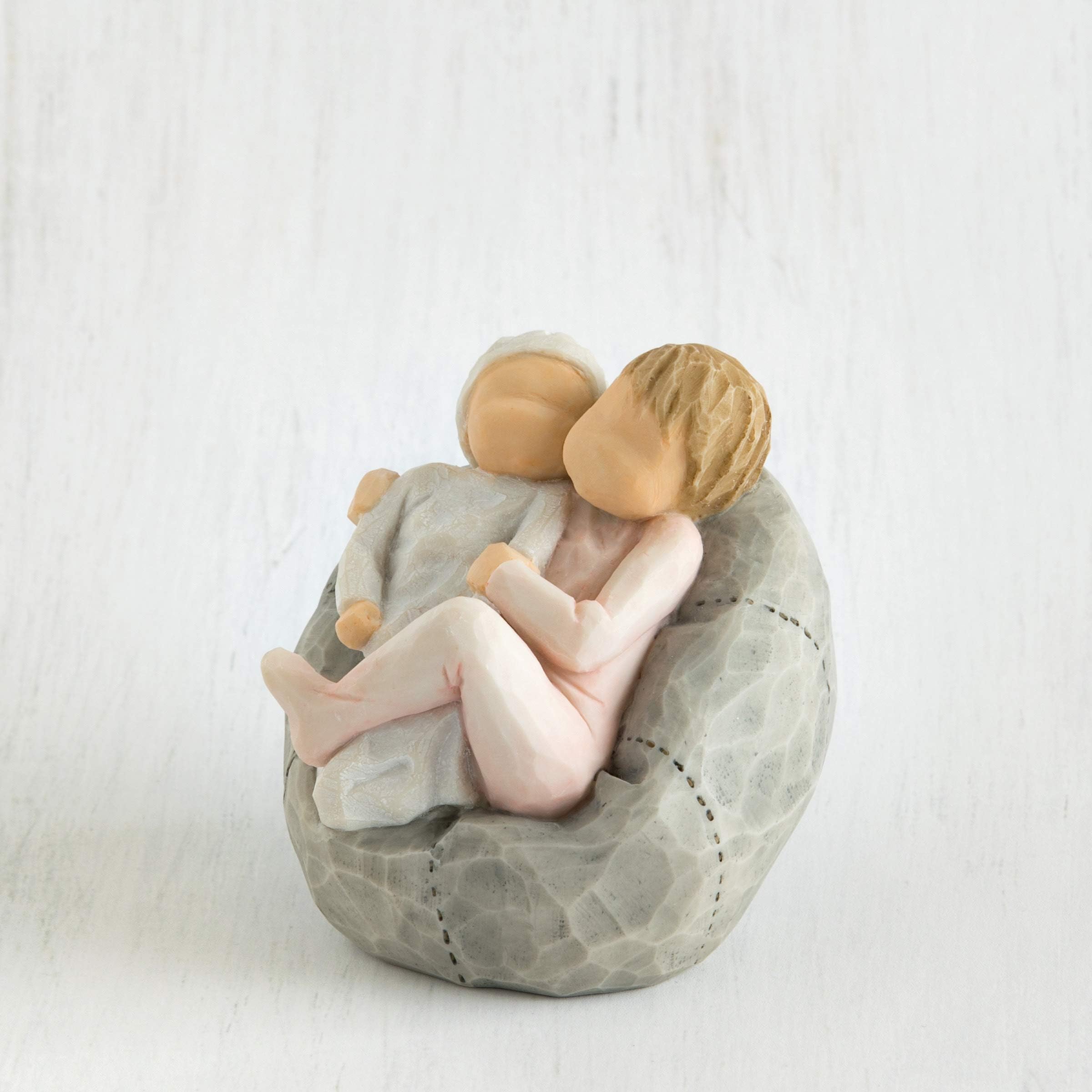 Willow Tree My New Baby (Blush), Lots to Learn to Love to Grow Together, Celebrates, Shows Caring Relationship Between Older Sibling and Younger Siblings, Sculpted Hand-Painted Figure - Image 4