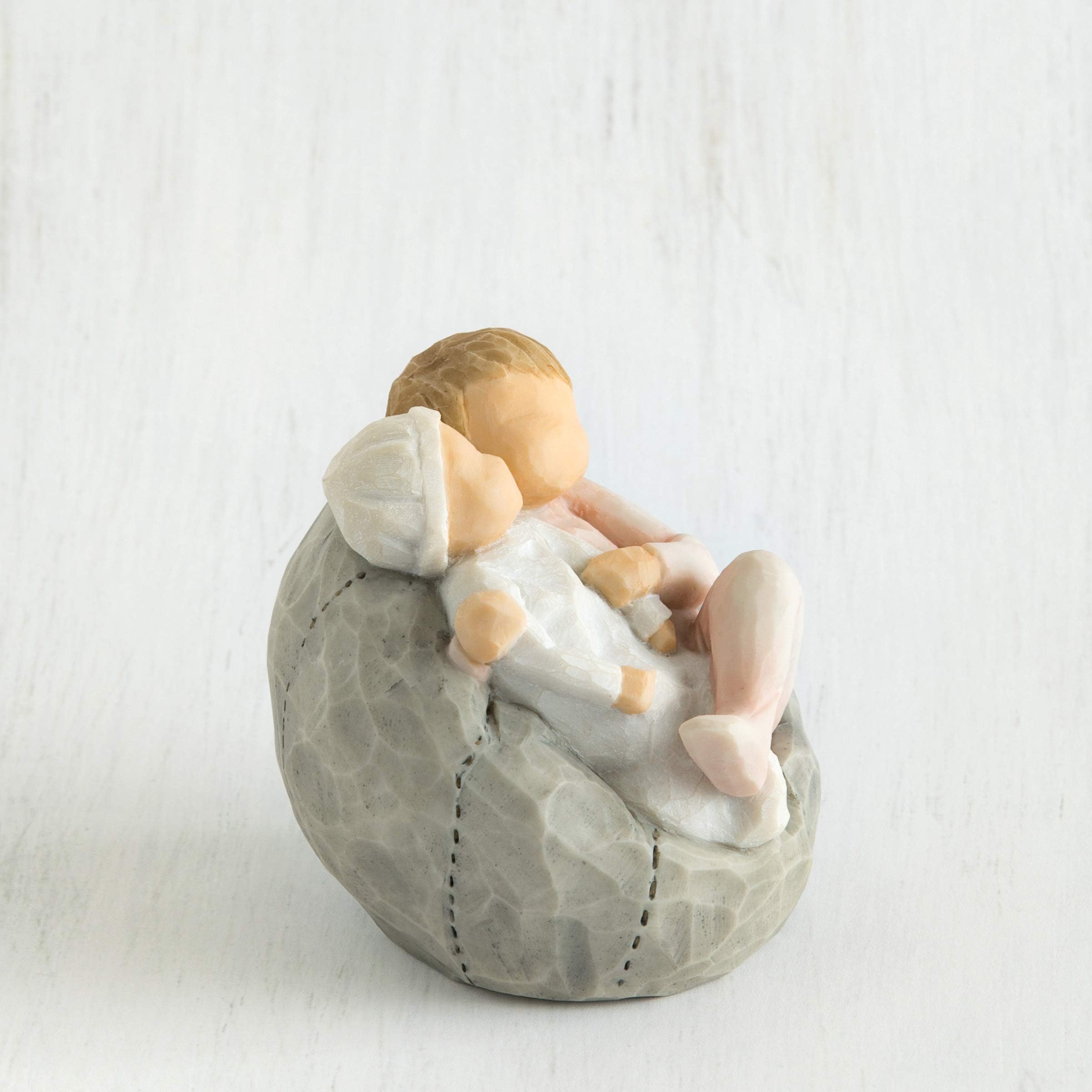 Willow Tree My New Baby (Blush), Lots to Learn to Love to Grow Together, Celebrates, Shows Caring Relationship Between Older Sibling and Younger Siblings, Sculpted Hand-Painted Figure - Image 5