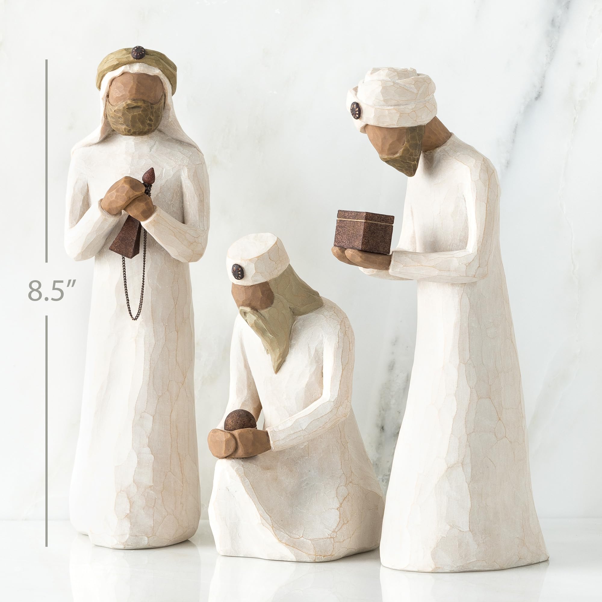 Willow Tree Nativity Starter Figures with The Three Wisemen Plus Angel, 11-Piece Set - Image 3