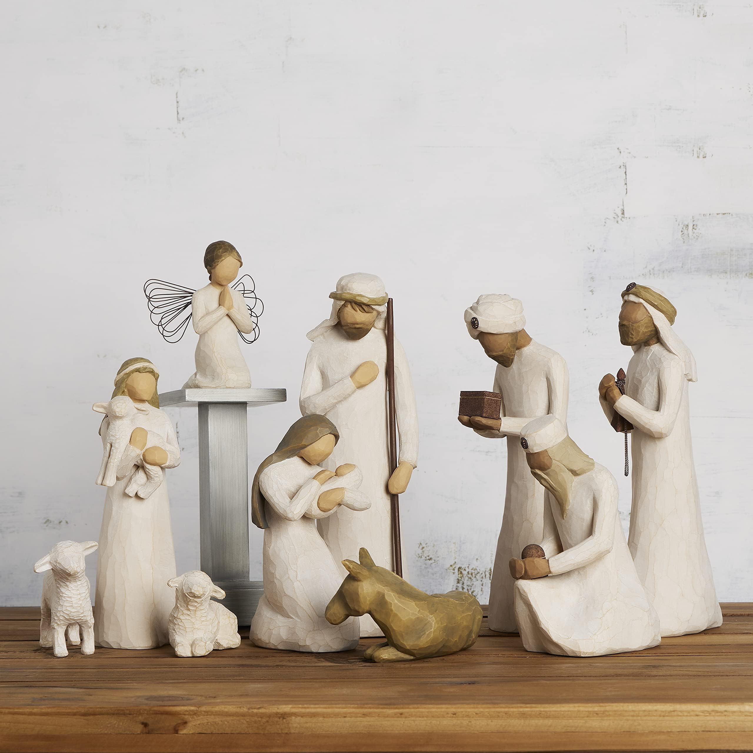 Willow Tree Nativity Starter Figures with The Three Wisemen Plus Angel, 11-Piece Set - Image 7