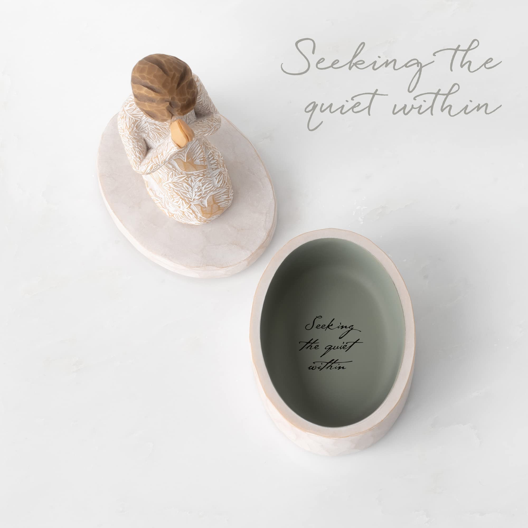 Willow Tree Prayer of Peace Keepsake Box, sculpted, hand-painted Keepsake Box - Image 5