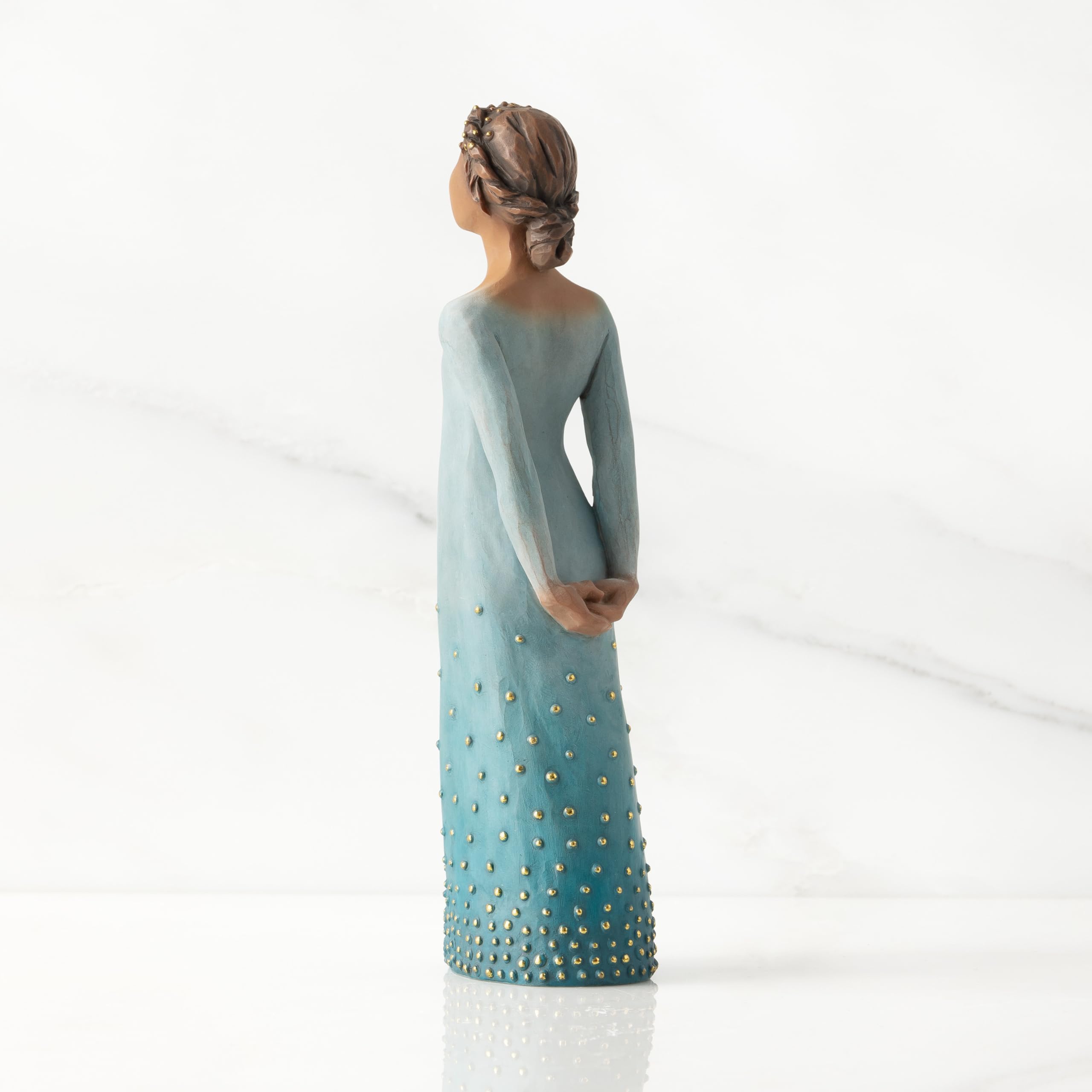 Willow Tree Radiance (Darker Skin), Your Strength and Beauty Shine from Within, Gift of Support, Encouragement, Overcoming Adversity or Celebration, Sculpted Hand-Painted Figure - Image 4