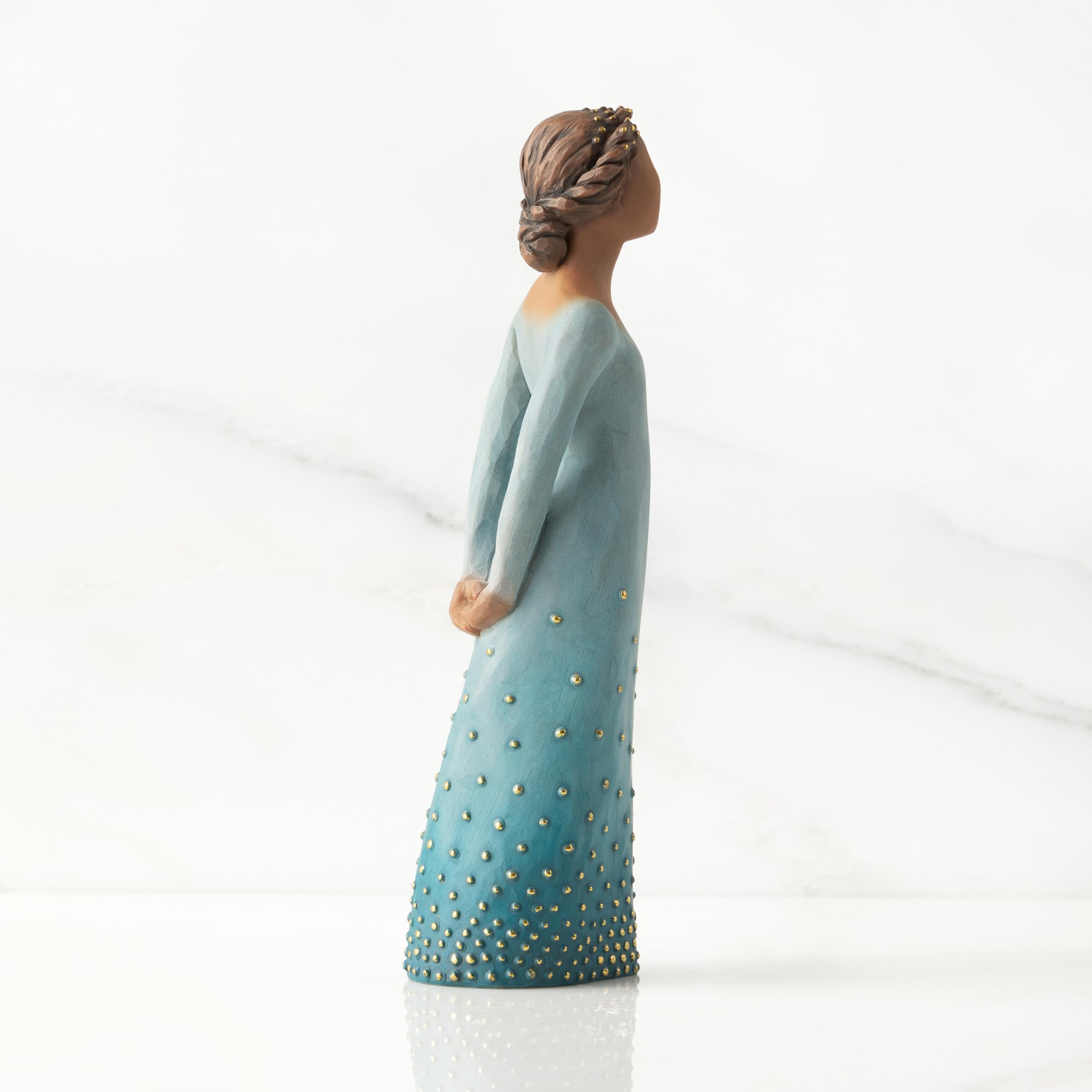 Willow Tree Radiance (Darker Skin), Your Strength and Beauty Shine from Within, Gift of Support, Encouragement, Overcoming Adversity or Celebration, Sculpted Hand-Painted Figure - Image 6