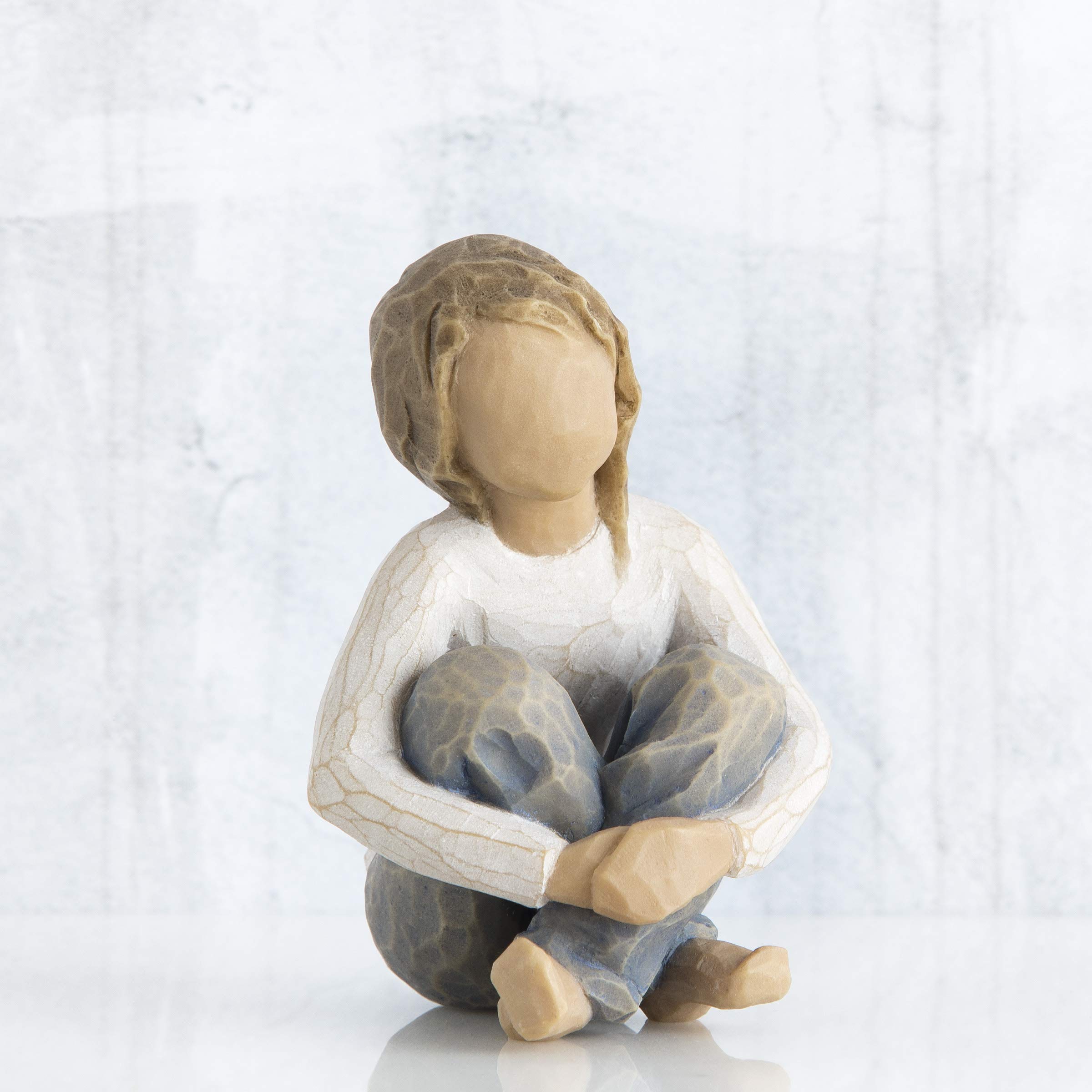 Willow Tree Spirited Child, Sculpted Hand-Painted Figure - Image 5