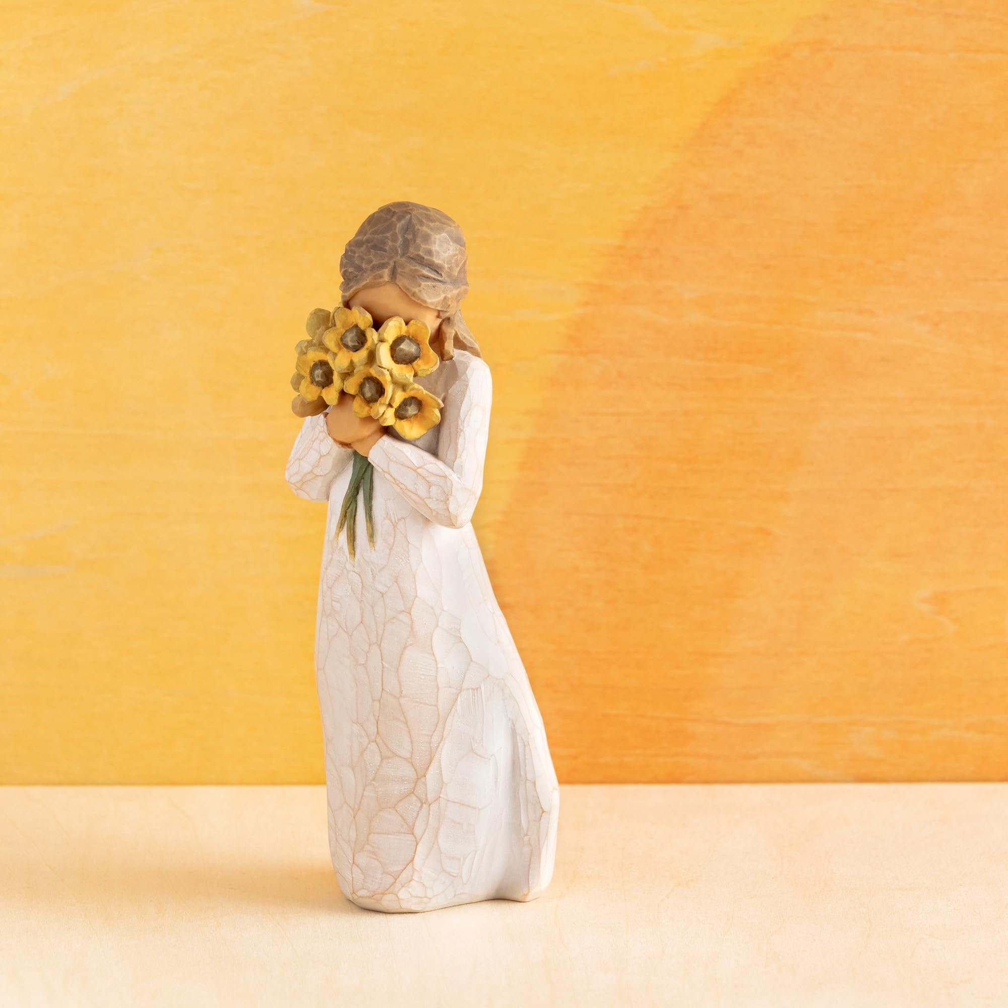 Willow Tree Warm Embrace Figure Plus Sunshine Angel Figure, Sculpted Hand-Painted 2 Piece Set - Image 5