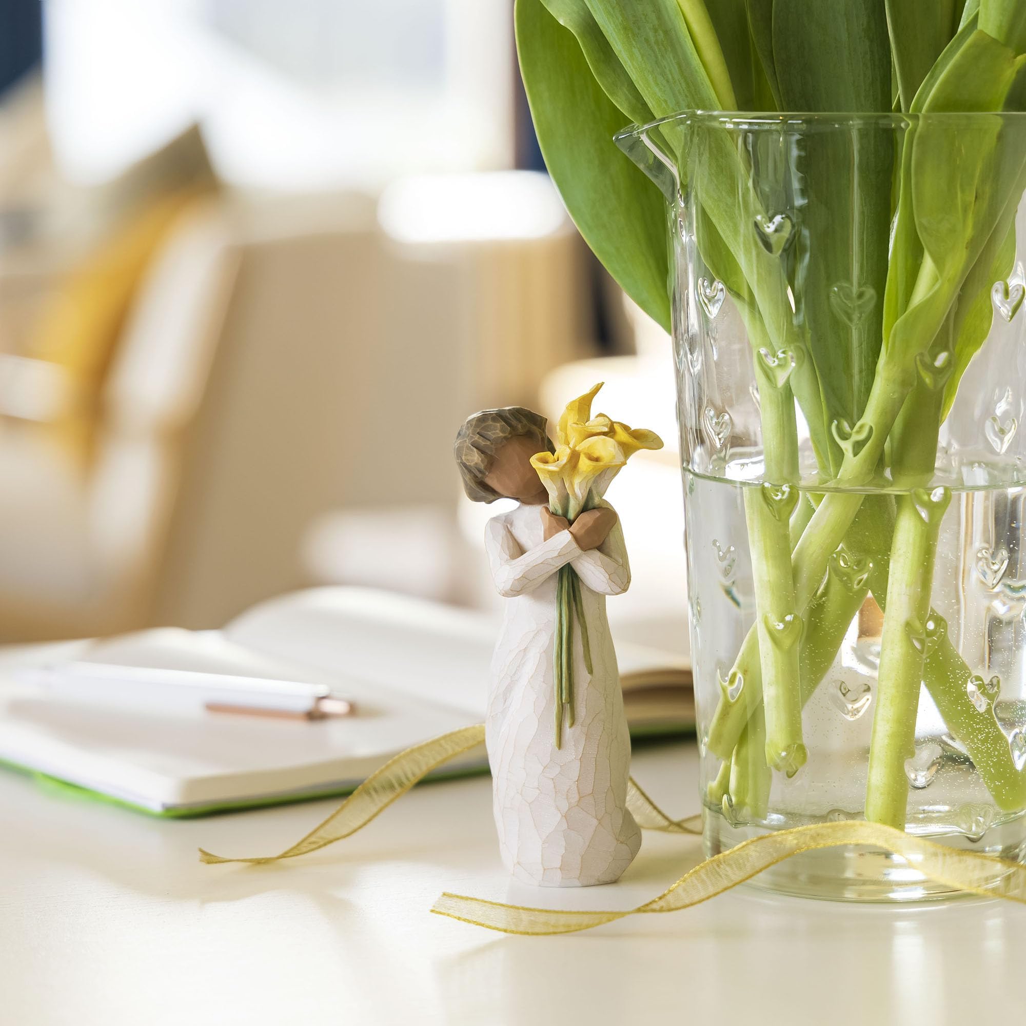 Willow Tree with Gratitude, Sculpted Hand-Painted Figure - Image 6